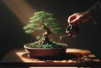 Watering Bonsai